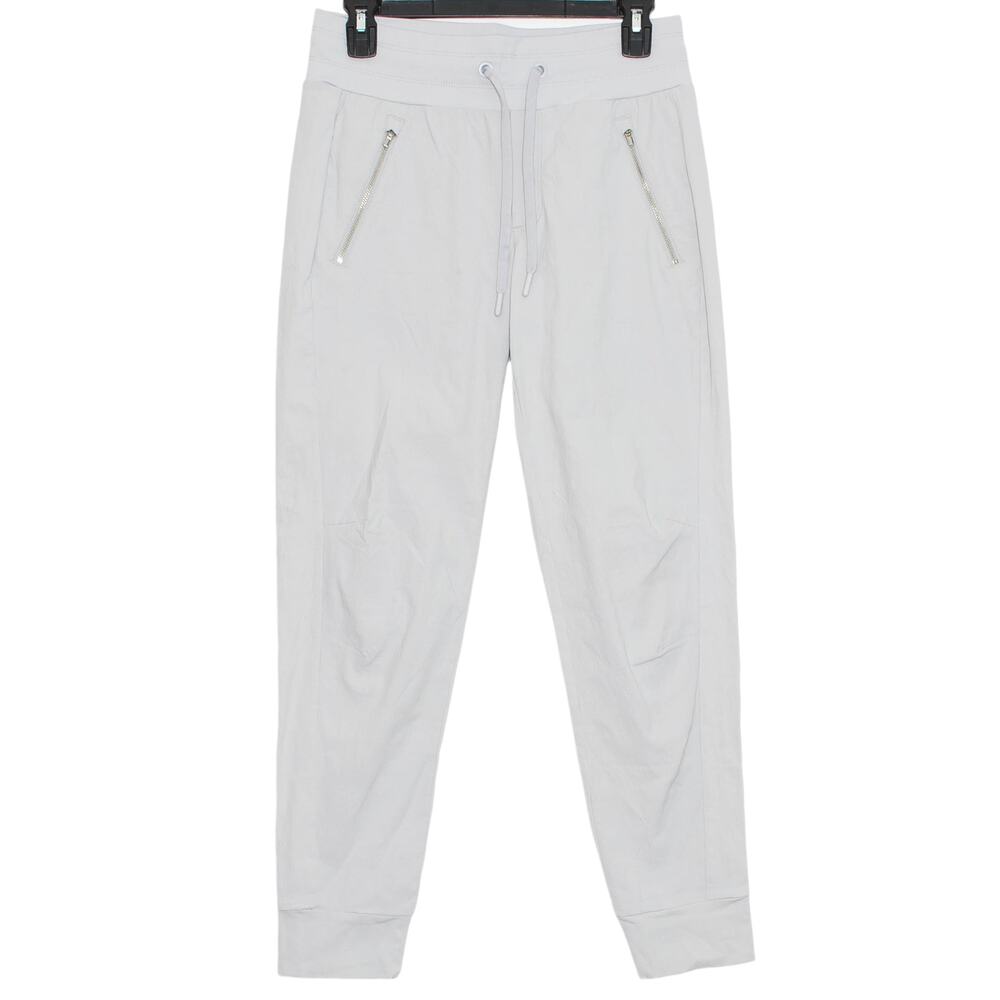 Athleta Trekkie North Jogger Pants Pull On Ripstop Gray Size 2 Hiking Athleisure